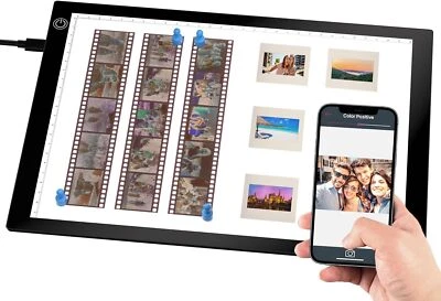 EYESEN Slide Viewer Light Box for Scanning Film Negatives and Slides Artist Sketch