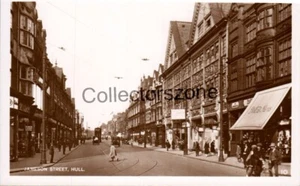 Hull Jameson St 1920's Real Photo Postcard unposted - Picture 1 of 2