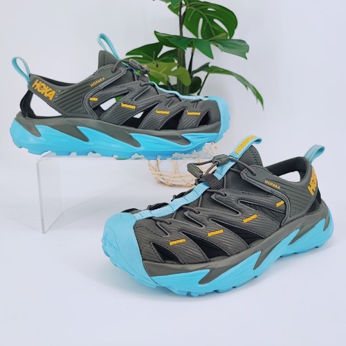 Sandali Hoka One One donna Hopara grigio e blu con cinturino taglia 8 5