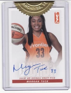 2016 Rittenhouse WNBA Rookie Autograph Morgan Tuck - Posed - Picture 1 of 2