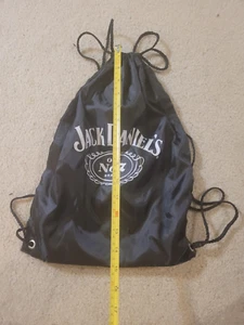 Jack Daniels Drawstring Bag (Old No.7 Brand) Evans Black VERY RARE FREE SHIPPING - Picture 1 of 4
