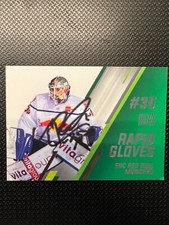 LED 20/21 Kevin Reich #RG10 Rapid Gloves Munich / Iserlohn *signed*