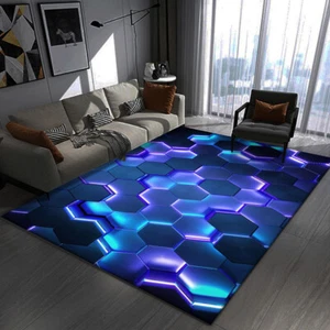 Gaming Creative Video Gamer Mat Rug Non-slip Game Non-Slip Carpet Home Door - Picture 1 of 13
