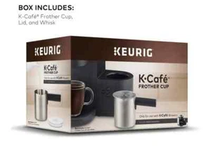 Tazza montalatte Keurig K-Café - nuova con scatola - carbone scuro (argento con nero) - Foto 1 di 5