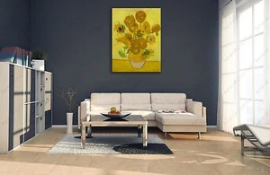 Sunflowers 1887 Van Gogh Painting Giclee Canvas Print Art Home Decor Wall - Picture 1 of 5