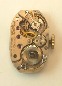 Gruen Guild 153 mechanisches Armbanduhrwerk - Teile / Reparatur - Bild 1 von 6