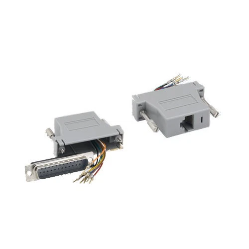 D-Sub Modular Adapter DB25 to RJ45 Male Female M/F F/F Network Ethernet Cat 5e 6 - Image 1 of 1