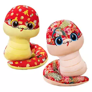 2025 Year of the Snake Mascot - Snake Plush Doll Ornament, Perfect New Year Gift - Picture 1 of 14