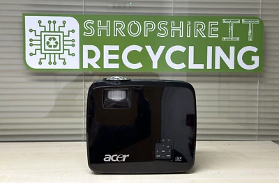 Acer X1230S DLP Short Trow Projector SPARE AND REPAIRS Does power on and project - Image 1 of 4