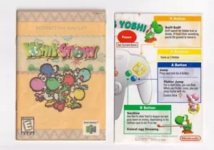 Yoshi's Story + Card - Authentic Manual Instruction Booklet - Nintendo 64 N64 - Bild 1 von 4
