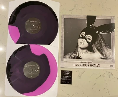 Ariana Grande - Dangerous Woman - Purple Swirl Vinyl LP Record - SOLD OUT - Image 1 of 4