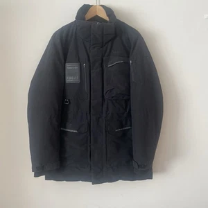 Giacca Reebok Classic Large L nera Y2K 00s imbottita piumino piuma vedi foto - Foto 1 di 19