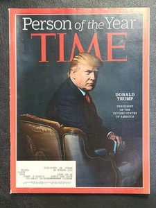 PRESIDENT DONALD TRUMP 2016 TIME Magazine PERSON OF THE YEAR Dec 2016 - Picture 1 of 3