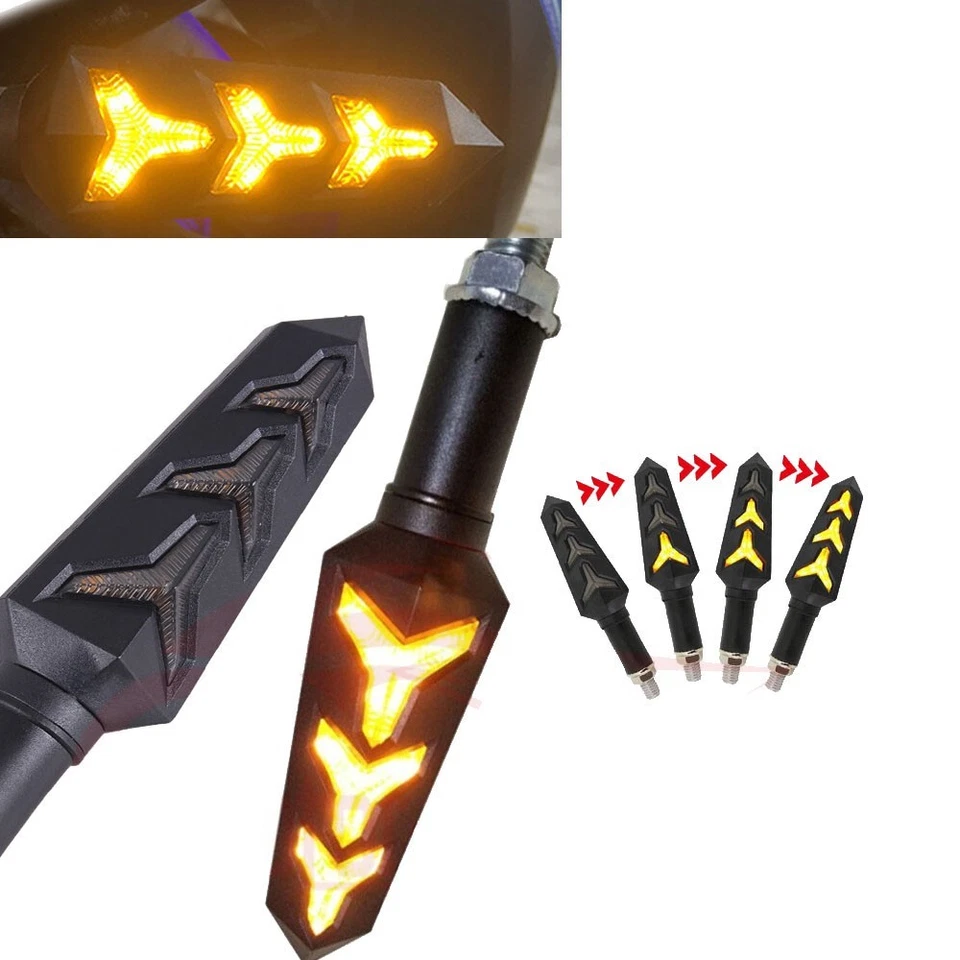 Para Honda XR250R Motocicleta LED Señal de Giro Indicador Luz Flecha Ámbar Lámpara EE. UU. Foto 1 de 4