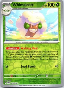 Whimsicott 015/162 - SV05: Temporal Forces reverseHolo - Picture 1 of 2