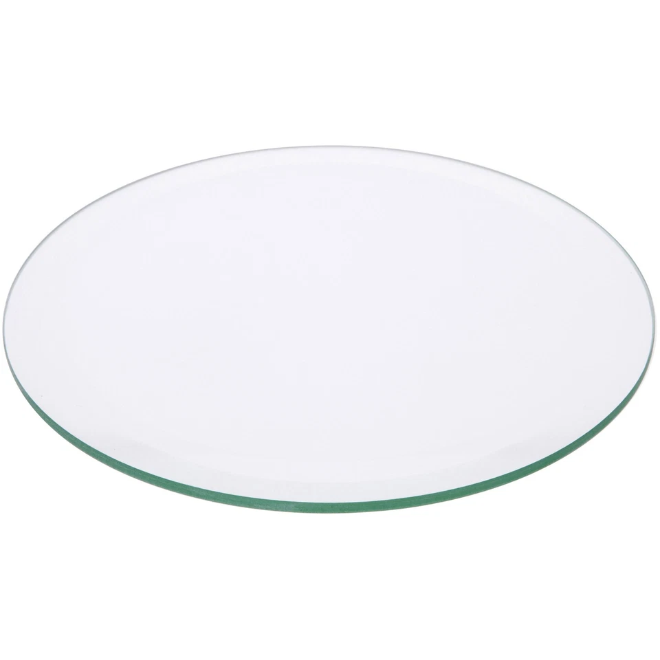 Círculo de vidrio transparente biselado redondo de 6" de grosor Plymor Foto 1 de 1