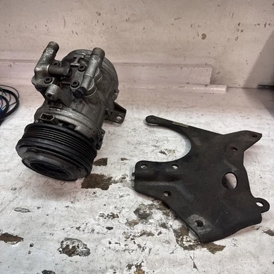 87-93 Ford Mustang Air Conditioning AC Compressor With Two Brackets - Image 1 of 4