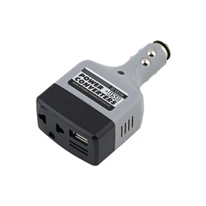 Adaptateur Convertisseur Voiture Mobile Onduleur DC 12V/24V vers AC 220V Chargeur Power.S0 - Photo 1/5