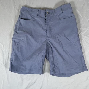 Duluth Trading Cargo Shorts Men's Medium Navy Blue Utility Workwear Stretch - Picture 1 of 8