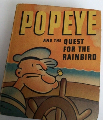 1943 Hardcover Better Little Book POPEYE AND THE QUEST FOR THE RAINBIRD VGC Foto 1 de 4