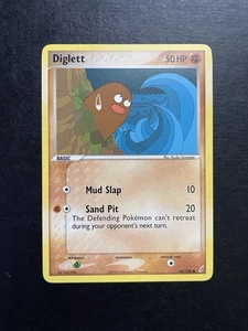 Diglett 50/100 Ex Crystal Guardians Pokemon Card TCG Great Condition (P656) - Picture 1 of 2
