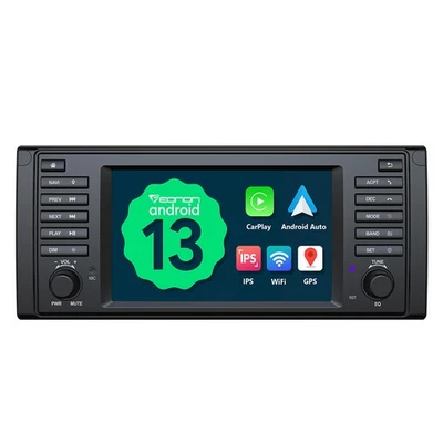 Per BMW 5er E39 520 525 E39A13 Android 13 Autoradio GPS Navi CarPlay Radio WiFi - Immagine 1 di 4