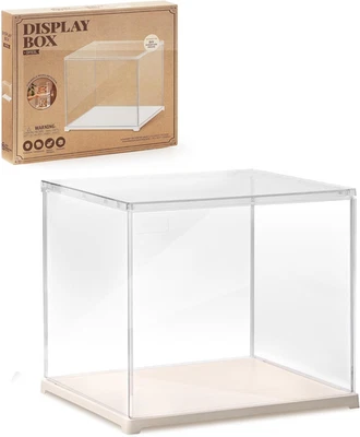 Vetrina Display in Acrilico, 29 X 24 X 24Cm, Display Box Trasparente Da Assembla - Immagine 1 di 4