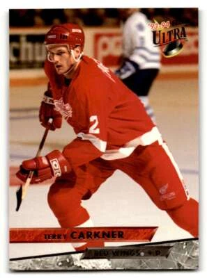 1993 Ultra #304 Terry Carkner    Detroit Red Wings Hockey Cards EX/NM ID:57780 - Image 1 of 2