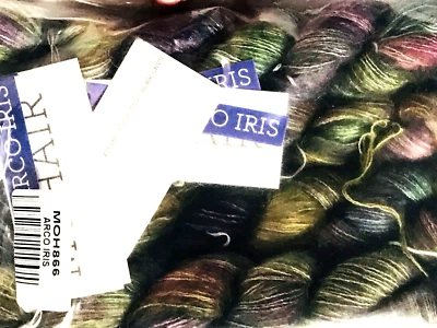 ARCO IRIS One 25gr Skein 229yd Malabrigo MOHAIR Soft Fluffy 72%Mhr 28% SILK YARN - Image 1 of 4