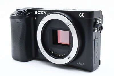 BS Near Mint Sony Alpha A6000 24.3MP Digital SLR Camera body Black From JAPAN - Image 1 of 4