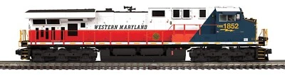 MTH 20-21938-1 CSX WESTERN MARYLAND #1852 HERITAGE ES44AC PS3 Locomotive O NEW - Image 1 of 4