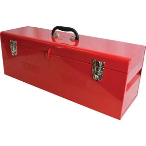 Faithfull Heavy Duty Metal Tool Box and Tote Tray 670mm 218mm 240mm - Picture 1 of 3