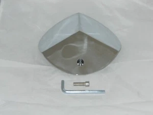 STARR ALLOY 357 CHROME WHEEL RIM CENTER CAP 861L175 or CAP861L175 WITH SCREW - Picture 1 of 4