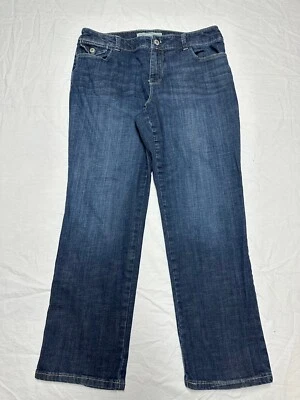Chico's платиновый джинсовой ткани прямые штанины джинсы размер 1,5 синий - Изображение 1 из 4