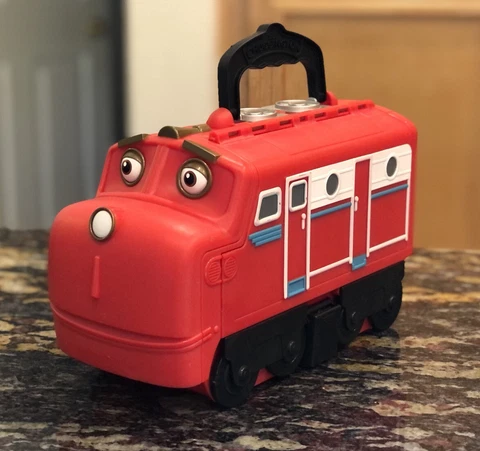 Chuggington Wilson Die-Cast Train Carry Case Tomy 2010 Red Cover