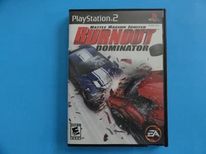 PS2 BURNOUT DOMINATOR - ORIGINAL COVER ART AND BLOCKBUSTER CASE - NO GAME - Picture 1 of 5