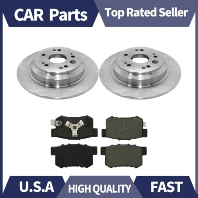 Rotores de freio traseiros e pastilhas de freio de cerâmica Honda Crosstour 2015 - Imagem 1 de 4