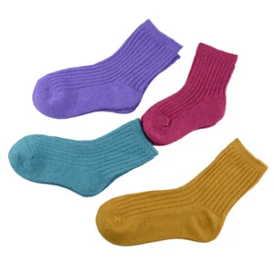 5Pair Toddler Baby Kids Boy Girl Cashmere Wool Thick Socks Warm Winter set ut - Picture 1 of 2