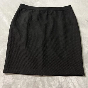 Minifalda lápiz ceñida al cuerpo negra Alfani Petites para mujer talla PXL NUEVA CON ETIQUETAS texturizada - Imagen 1 de 9