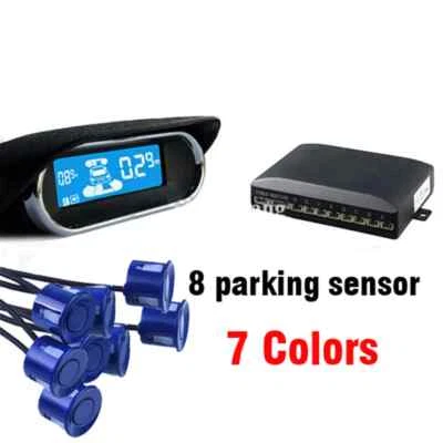 Car Parking Sensor Kit 8 Sensors 22mm Backlight LED Display Reverse Backup Radar - Image 1 of 4