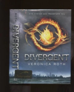Roth, Veronica: Divergent ** Signed ** HB/DJ 1st/1st - Picture 1 of 6