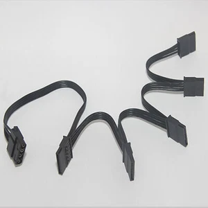 4pin IDE 1 to 5 SATA 15Pin Hard Drive Power Supply Splitter Cable Cord Line DIY - Picture 1 of 4