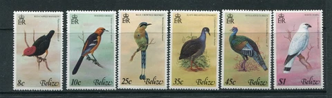 Belize #387-392 Birds Complete Set [Mint Never Hinged] Cover
