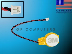 New Coin-Cell CMOS Battery P-CR2032 2-pin Connector for Alienware M11x R1 R2 R3 - Picture 1 of 2