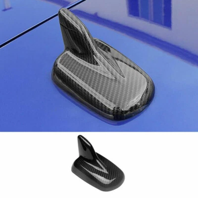 Antena de aleta de tiburón techo de fibra de carbono ABS para Audi Q7 2016-2019 Foto 1 de 4