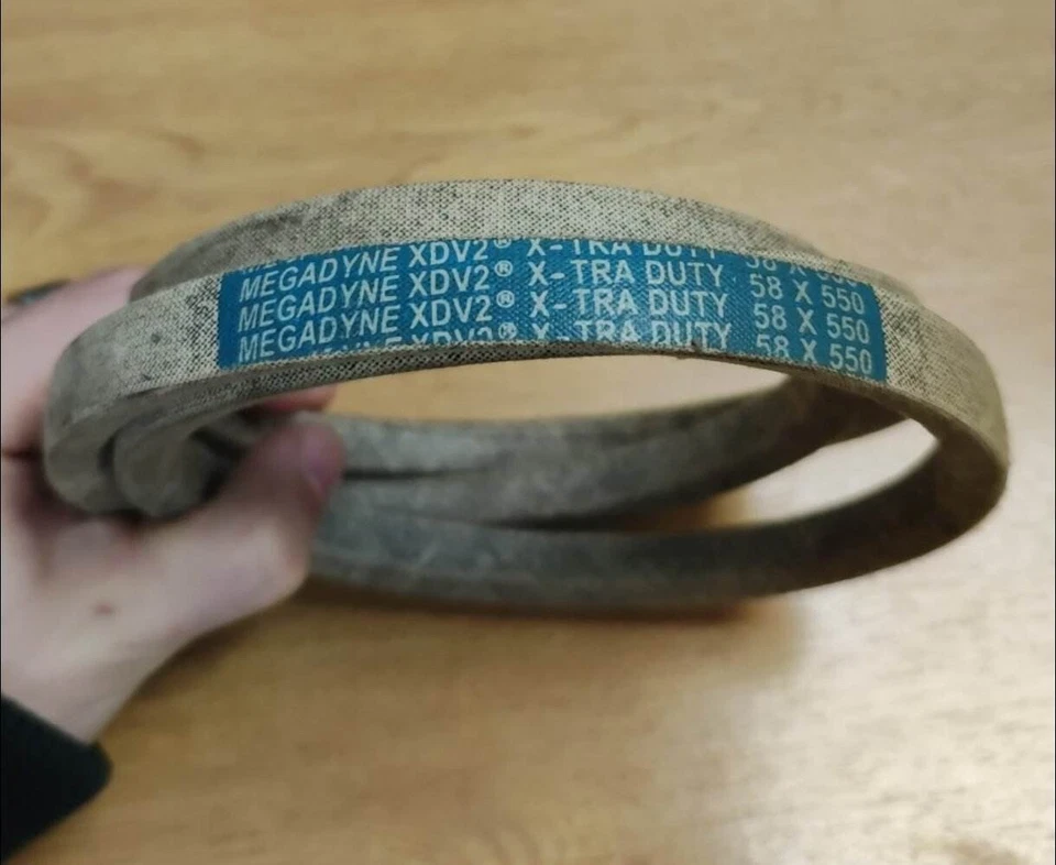 Megadyne XDV2 X-tra Duty 58 x 550 Brand New Genuine Parts Ride On mowers