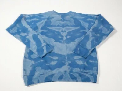 Vintage Thunderbird Sportswear Blue Tie-Dye Crewneck Sweatshirt Sz S Made In USA - Image 1 of 4