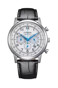 Citizen CA4630-02A Eco-Drive White Dail Edelstahl Kalbsleder - Bild 1 von 3