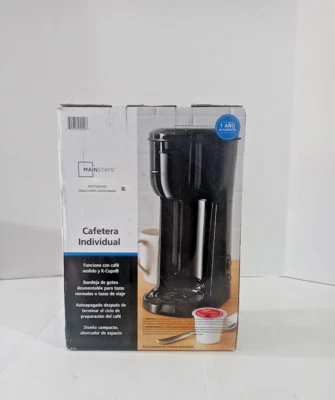 Single Serve Coffee Maker Dual Brew K Cup Capsule Ground Coffee Compact Design - Image 1 of 4