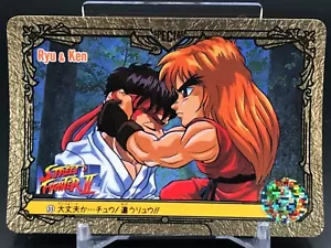 Ryu Ken STREET FIGHTER IICARDDASS TCG CAPCOM JAPÓN 1994 Raro Envío F/S No.35 - Imagen 1 de 12